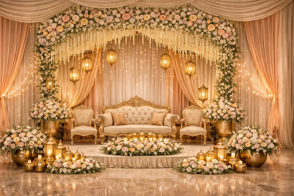 Peaceful traditional theme